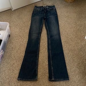 Buckle bootcut jeans
